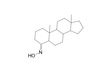 Androstan-4-one, oxime, (5.alpha.)-