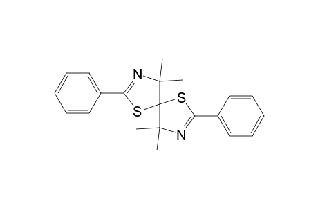 1,6-Dithia-3,8-diazaspiro[4.4]nona-2,7-diene, 4,4,9,9-tetramethyl-2,7-diphenyl-