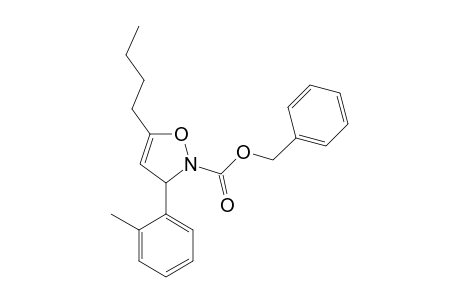 Benzyl 5-butyl-3-(o-tolyl)isoxazole-2(3H)-carboxylate