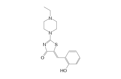 (5Z)-2-(4-ethyl-1-piperazinyl)-5-(2-hydroxybenzylidene)-1,3-thiazol-4(5H)-one