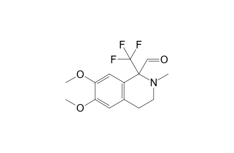 6,7-Dimethoxy-N-methyl-1-formyl-1-(trifluoromethyl)-1,2,3,4-tetrahydroisoquinoline