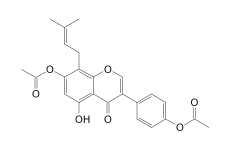 7,4'-Diacetoxy-5-(hydroxy-8-C-prenylisoflavone