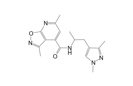 isoxazolo[5,4-b]pyridine-4-carboxamide, N-[2-(1,3-dimethyl-1H-pyrazol-4-yl)-1-methylethyl]-3,6-dimethyl-