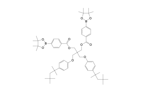 DI-(4-TERT.-OCTYLPHENOXY)-PENTAERYTHRITYL-DI-[OXYCARBONYL-4-[4,4,5,5-TETRAMETHYL-1,3,2-DIOXABOROLAN-2-YL]-BENZENE]