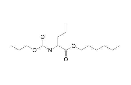 D-Allylglycine, N-propoxycarbonyl-, hexyl ester