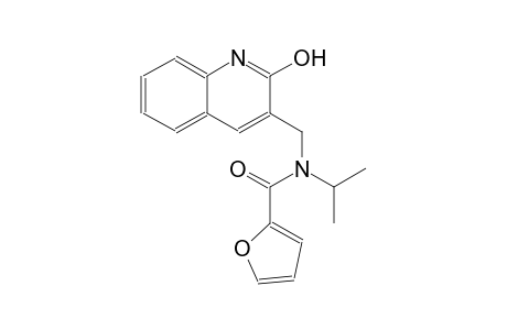 N-[(2-hydroxy-3-quinolinyl)methyl]-N-isopropyl-2-furamide
