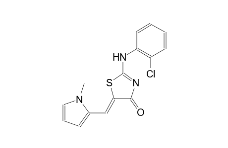 (5Z)-2-(2-chloroanilino)-5-[(1-methyl-1H-pyrrol-2-yl)methylene]-1,3-thiazol-4(5H)-one