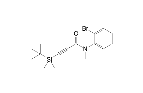 N-(2-bromophenyl)-3-[tert-butyl(dimethyl)silyl]-N-methyl-2-propynamide