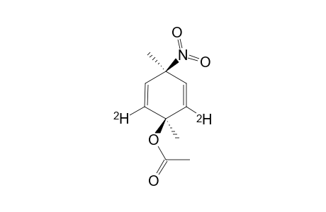 Z-2,6-DIDEUTERIO-1,4-DIMETHYL-4-NITRO-CYCLOHEXA-2,5-DIENYL-ACETATE
