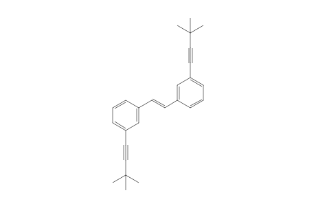 (E)-1,2-Bis[3-(3,3-dimethylbut-1-yn-1-yl)phenyl]ethene