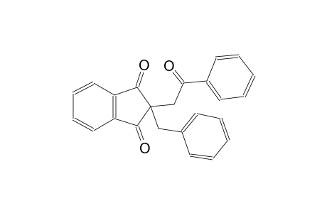 1H-indene-1,3(2H)-dione, 2-(2-oxo-2-phenylethyl)-2-(phenylmethyl)-