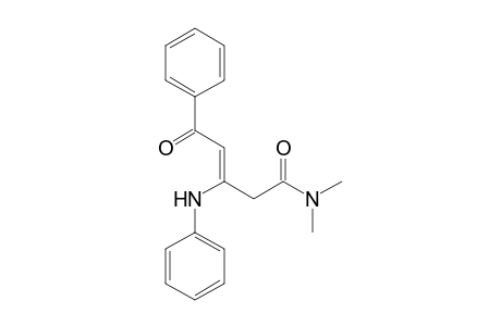 N,N-Dimethyl-3-anilino-5-oxo-5-phenyl-3-pentenamide