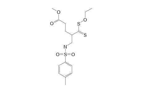 4-ETHOXYTHIOCARBONYLSULFANYL-5-(TOLUENE-4-SULFONYLAMINO)-PENTANOIC-ACID-METHYLESTER