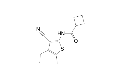 N-(3-cyano-4-ethyl-5-methyl-2-thienyl)cyclobutanecarboxamide