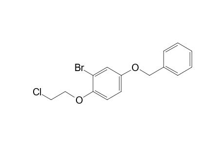 1-Bromo-2-(2-chloroethyloxy)-5-benzyloxybenzene
