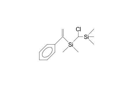.alpha.-(2-Chloro-1,1,3,3-tetramethyl-1,3-disila-butyl)-styrene