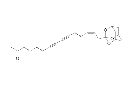 15- (2,4,10-trioxa Adamant-3-yl) -pentadeca-3,5,11,13,15-tetraene-7,9-diyne-2-one