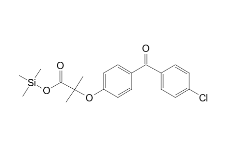 Fenofibric acid, mono-TMS