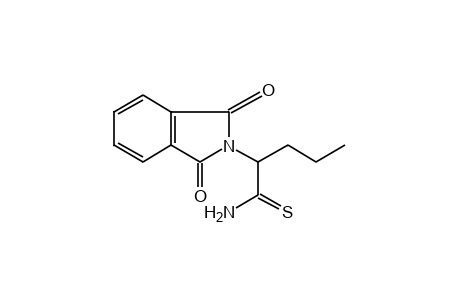 2-ISOINDOLINEACETAMIDE, 1,3-DIOXO- A-PROPYLTHIO-,