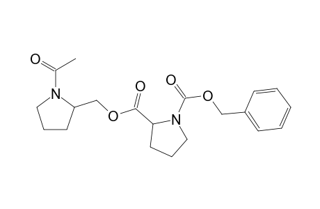 N-Acetyl-2-[N'-(benzyloxycarbonyl)propyloxymethyl]pyrrolidine