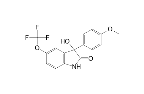 2H-Indol-2-one, 1,3-dihydro-3-hydroxy-3-(4-methoxyphenyl)-5-(trifluoromethoxy)-