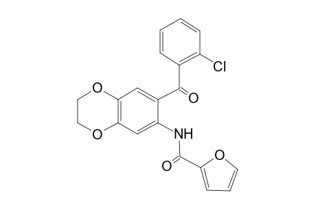 2-Furancarboxamide, N-[7-(2-chlorobenzoyl)-2,3-dihydro-1,4-benzodioxin-6-yl]-