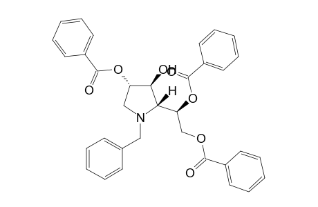 N-Benzyl-3-hydroxy-3,5-di-O-benzoyl-2-(2-benzoyloxyethyl)pyrrolidine