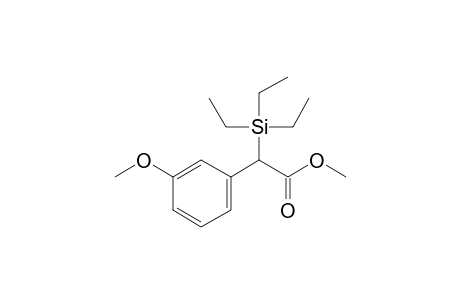 Methyl .alpha.-triethylsilyl-m-methoxyphenylacetate