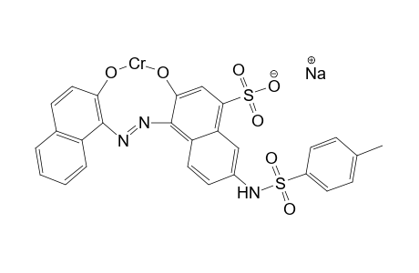 1-(2-Hydroxy-4-sulfo-6-p-toluolsulfonamido-naphthalin-1-azo)-2-naphthol-Cr complex