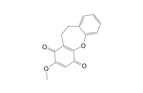 BAUHINOXEPIN_J;5,6-DIHYDRO-3-METHOXY-1,4-DIONEDIBENZ-[B.F]-OXEPIN