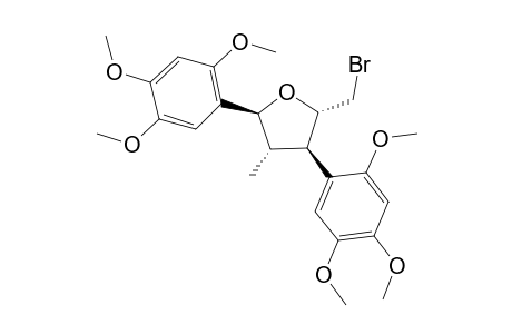 (2S,3R,4S,5S)-2-(bromomethyl)-4-methyl-3,5-bis(2,4,5-trimethoxyphenyl)oxolane