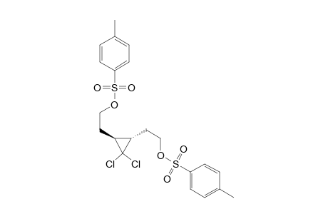 1,2-Cyclopropanediethanol, 3,3-dichloro-, bis(4-methylbenzenesulfonate), trans-