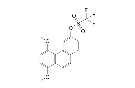 5,8-Dimethoxy-3-[(trifluoromethanesulfonyl)oxy]-1,2-dihydrophenanthrene
