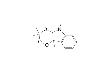 5H-1,2,4-Trioxino[5,6-b]indole, 4a,9b-dihydro-3,3,5,9b-tetramethyl-, cis-