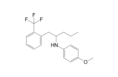 (4-methoxyphenyl)-[1-[2-(trifluoromethyl)benzyl]butyl]amine
