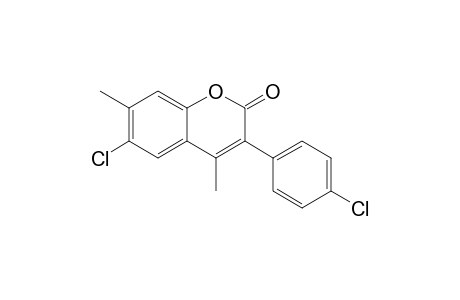 6-Chloro-3-(4'-chlorophenyl)-4,7-dimethylcoumarin