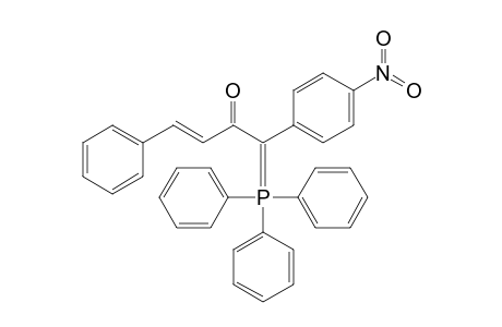(E)-1-(4-nitrophenyl)-4-phenyl-1-triphenylphosphoranylidene-3-buten-2-one