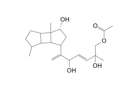 19-Acetoxy-5(R),15,18(R and S)-trihydroxyspata-13,16(E)-diene