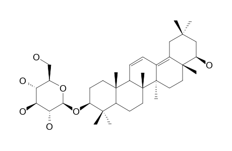 22-BETA-HYDROXYOLEAN-11,13(18)-DIEN-3-BETA-YL-BETA-D-GLUCOPYRANOSIDE;3-BETA-O-BETA-D-GLUCOPYRANOSYLOLEAN-11,13(18)-DIENE-3-BETA,22-BETA-DIOL