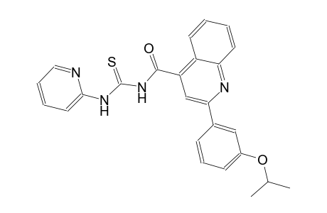 N-{[2-(3-isopropoxyphenyl)-4-quinolinyl]carbonyl}-N'-(2-pyridinyl)thiourea