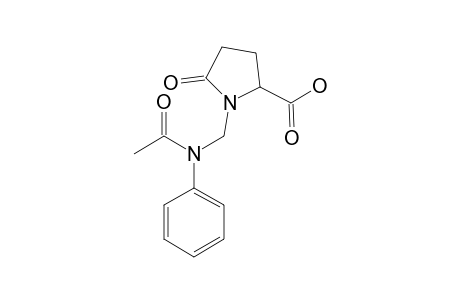 1-[(N-ACETYLANILINO)-METHYL]-PYROGLUTAMIC-ACID