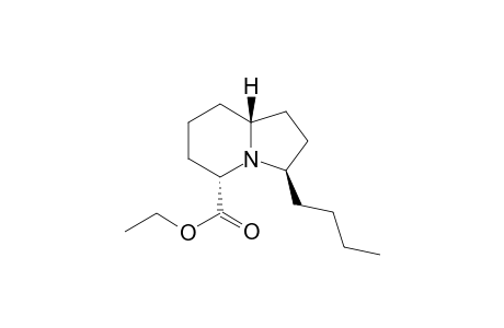 Ethyl (5S*)-3-butylindolizidine-5-carboxylate