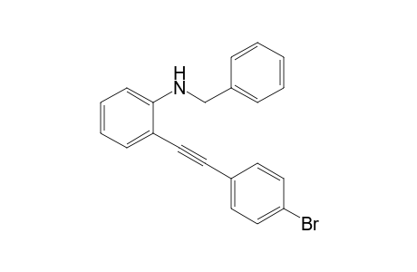 N-Benzyl-2-(4-bromophenylethynyl)aniline