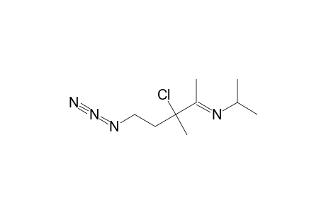 N-(5-Azido-3-chloro-3-methyl-2-pentylidene)isopropylamine