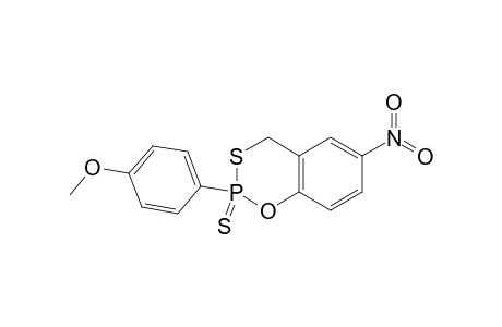 2-(4-Methoxyphenyl)-6-nitro-4H-1,3,2-benzoxathiaphosphinine-2-sulfide