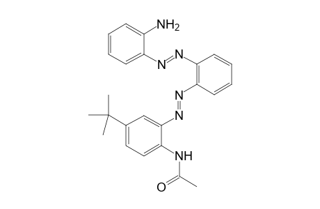 2'-Amino-2"-(acetamino)-5"-(t-butyl)-bis(azobenzene)