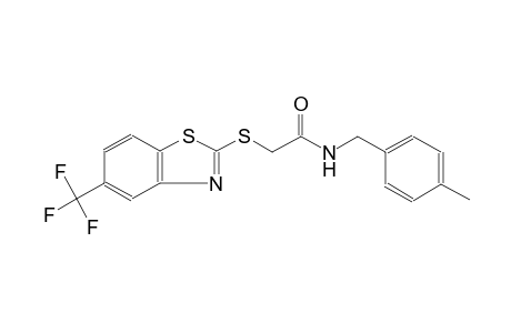 N-(4-Methyl-benzyl)-2-(5-trifluoromethyl-benzothiazol-2-ylsulfanyl)-acetamide