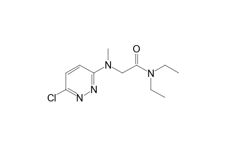 2-[(6-chloro-3-pyridazinyl)methylamino]-N,N-diethylacetamide