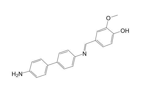 4-((E)-[(4'-Amino[1,1'-biphenyl]-4-yl)imino]methyl)-2-methoxyphenol
