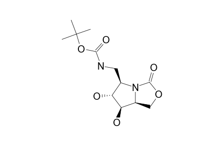 6-[(TERT.-BUTYLOXYCARBONYL)-AMINO]-2,5-[(1-OXYCARBONYL)-IMINO]-2,5,6-TRIDEOXY-D-GLUCITOL